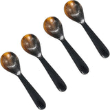 Viking Horn Spoons – Set of 4