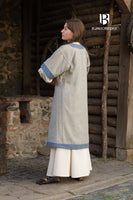 Rus Dress Luiza Light Grey/Light Blue-GoblinSmith
