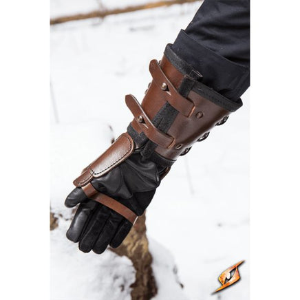 Single Leather Gauntlet-GoblinSmith