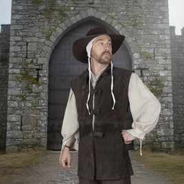 Orthello Suede Leather Vest-GoblinSmith