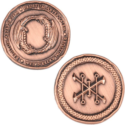 Set of 10 Copper Dragon LARP Coins-GoblinSmith