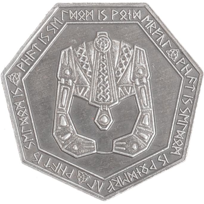 Set of 10 Silver Dwarven LARP Coins-GoblinSmith