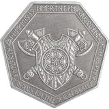Set of 10 Silver Dwarven LARP Coins-GoblinSmith