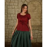 Kalina Light Cotton Medieval Blouse-GoblinSmith