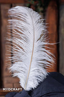 Ostrich Feather 45-50cm White-GoblinSmith
