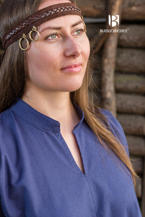 Rus Dress Marzena Dark Blue-GoblinSmith