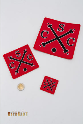 Mythodea Iron On Patch Crimson Company-GoblinSmith