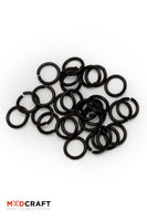 Chain Rings Black Stainless Steel-GoblinSmith