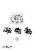 Chain Rings Black Stainless Steel-GoblinSmith