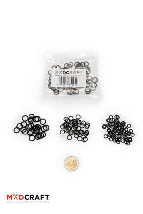 Chain Rings Black Stainless Steel-GoblinSmith