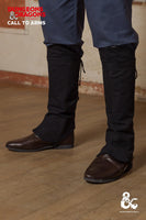 Dungeons & Dragons Rogue Gaiters Black-GoblinSmith