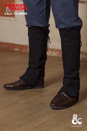 Dungeons & Dragons Rogue Gaiters Black-GoblinSmith