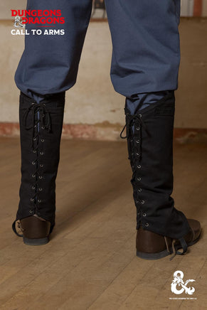 Dungeons & Dragons Rogue Gaiters Black-GoblinSmith