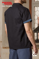 Dungeons & Dragons Rogue Shirt Black/Blue-GoblinSmith