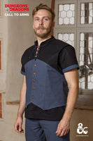 Dungeons & Dragons Rogue Hooded Vest Woad Blue-GoblinSmith