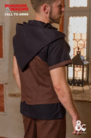 Dungeons & Dragons Rogue Hooded Vest Brown-GoblinSmith