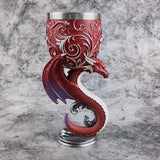 Dragon Goblet Insulated Resin and Stainless Steel Mug-GoblinSmith