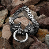 Celtic Stainless Steel Bracelet-GoblinSmith