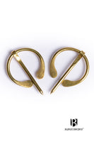 Set of 2 Small Brooches Uri Brass-GoblinSmith
