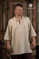 Summer Lace-Up Shirt Aton Natural-GoblinSmith