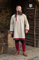 Rus Tunic Tobiasz Natural/Bordeaux-GoblinSmith