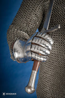 Gauntlets 1350-1415 1,6mm Polished-GoblinSmith