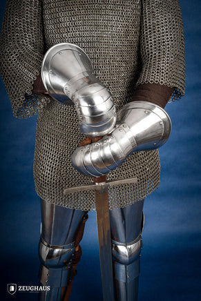 Mitten Gauntlets 15tg Cent. 1,6mm Polished-GoblinSmith