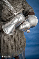 Mitten Gauntlets 15tg Cent. 1,6mm Polished-GoblinSmith