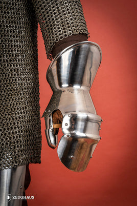 Milanese Mitten Gauntlets 1,6mm Polished-GoblinSmith