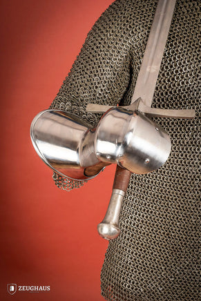Milanese Mitten Gauntlets 1,6mm Polished-GoblinSmith