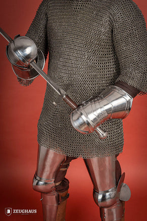 Mitten Gauntlets 1,6mm Polished-GoblinSmith