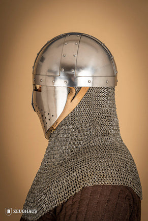 Spangenhelm with Facial 2mm Polished-GoblinSmith