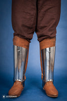 German Full Leg Armor 15th Cent. 1,2mm Polished-GoblinSmith