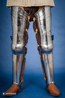 German Full Leg Armor 15th Cent. 1,2mm Polished-GoblinSmith