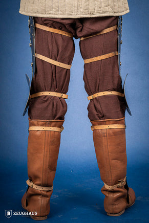 German Full Leg Armor 15th Cent. 1,2mm Polished-GoblinSmith