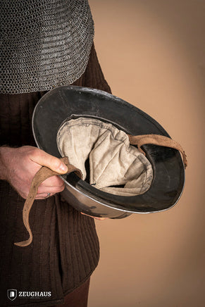 Kettle Hat Helmet 14-15th Cent. 2 mm Polished-GoblinSmith