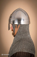 Nasal Helmet San Wenceslao 2mm Polished-GoblinSmith