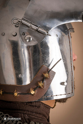 Bascinet Helmet with Visor 2mm Polished-GoblinSmith
