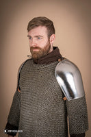 Pauldrons 1350-1425 1,6mm Polished-GoblinSmith