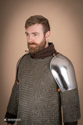 Pauldrons 1350-1425 1,6mm Polished-GoblinSmith