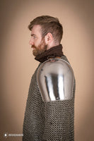 Pauldrons 1350-1425 1,6mm Polished-GoblinSmith