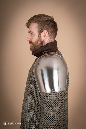 Pauldrons 1350-1425 1,6mm Polished-GoblinSmith
