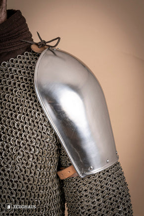 Pauldrons 1350-1425 1,6mm Polished-GoblinSmith