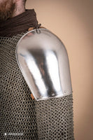 Pauldrons 1350-1425 1,6mm Polished-GoblinSmith