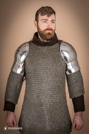 Pauldrons 1460 1,6mm Polished-GoblinSmith
