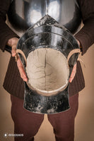 German Sallet Helmet 15th Cent. 1,6mm Polished-GoblinSmith