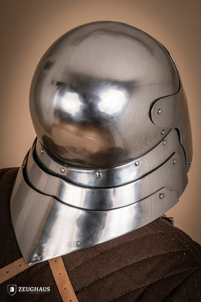 German Sallet Helmet 15th Cent. 1,6mm Polished-GoblinSmith