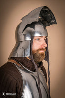 German Sallet Helmet 15th Cent. 1,6mm Polished-GoblinSmith