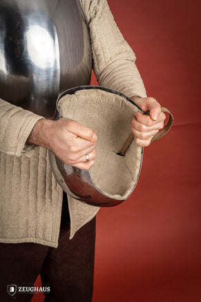 Simple Bascinet Helmet 2mm Polished-GoblinSmith