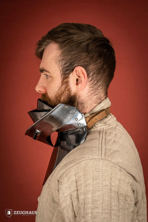 Gorget with Visor 1,6mm Polished-GoblinSmith